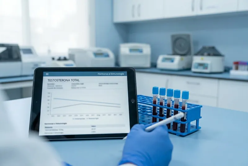 TESTOSTERONA TOTAL en QCV Laboratorios — Hormonas e Inmunología. Estudio de laboratorio clínico con resultados rápidos en San Nicolás de los Garza y Monterrey, N.L.