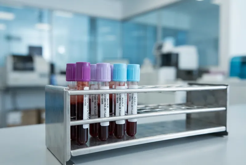 HLA B-27 (DETECCIÓN por CITOMETRÍA DE FLUJO) en QCV Laboratorios — Hormonas e Inmunología. Estudio de laboratorio clínico con resultados rápidos en San Nicolás de los Garza y Monterrey, N.L.