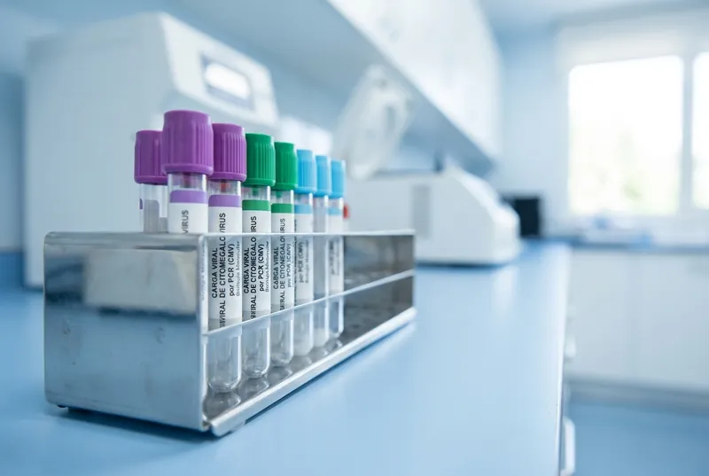 CARGA VIRAL DE CITOMEGALOVIRUS por PCR
(CMV) en QCV Laboratorios — Biología Molecular. Estudio de laboratorio clínico con resultados rápidos en San Nicolás de los Garza y Monterrey, N.L.
