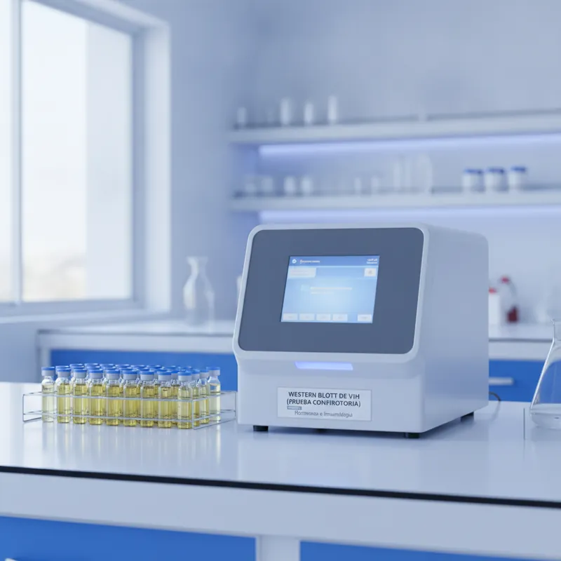 WESTERN BLOTT DE VIH (PRUEBA CONFIRMATORIA) en QCV Laboratorios — Hormonas e Inmunología. Estudio de laboratorio clínico con resultados rápidos en San Nicolás de los Garza y Monterrey, N.L.